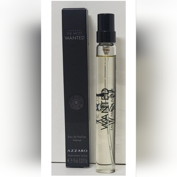 AZZARO THE MOST WANTED EAU DE PARFUM INTENSE 0.33 oz TRAVEL SPRAY FOR MEN - Picture 2 of 4
